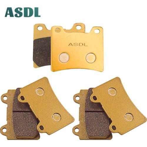 Motorcycle Front and Rear Brake Pads For Yamaha FZ 750 FZR 750 TDM 850 FZR 1000 Genesis FJ 1200 A (ABS model) XJR 1200 #b