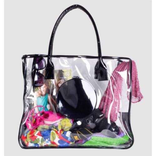 Transparent Beach Bag Sand and Waterproof 2021 Summer Sea Bag Fashion Accessory