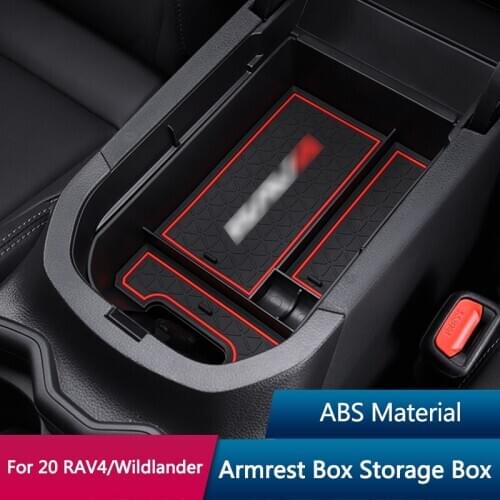QHCP Center Armrest Storage Box Instrument Dashboard Copilot Cup Holder Seat Gap Stowing Tidying For Toyota RAV4 Wildlander 2020