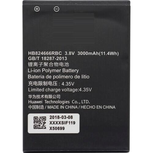 Replacement Phone Battery HB824666RBC For Huawei E5577 E5577Bs-937 3000mAh
