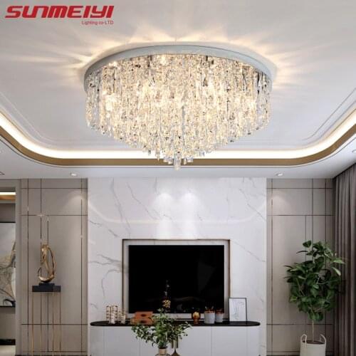 Modern LED Crystal Ceiling Lights For Bedroom Corridor Kitchen Nordic Ceiling Lamp Gold Industrial Living room Light plafonnier