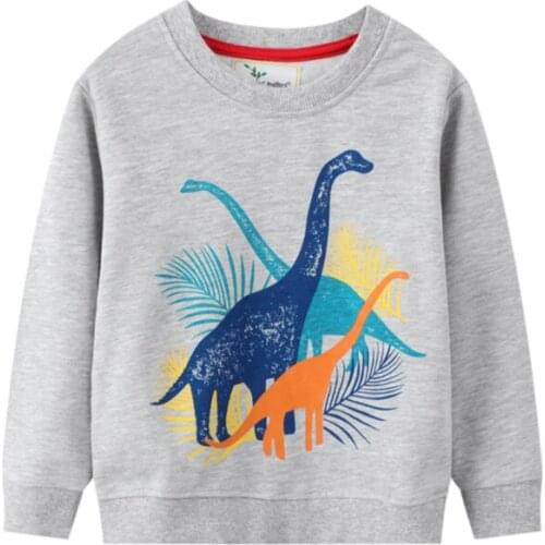 Jumping Meters Boys Girls Sweatshirts For Autumn Winter Cotton Kids Clothes Toddler Long Sleeve Hooded Sport Childrens Costume