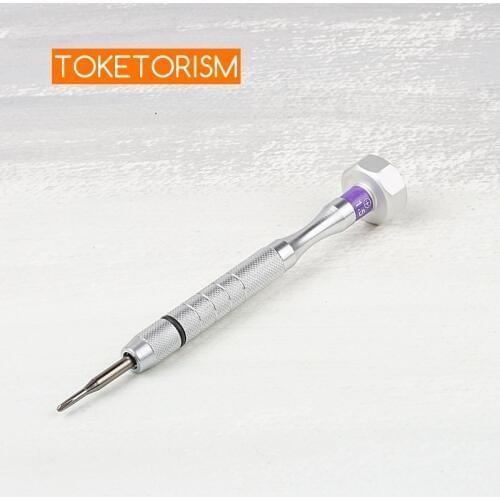 Toketorism small Non-slip quality alloy screwdriver for glasses Screw Head +1.5mm +1.8mm