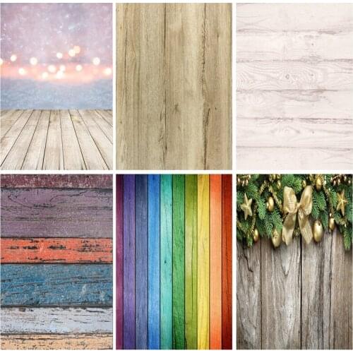 Vinyl Custom Photography Backdrops Wooden Planks Theme Photography Background 210203NK-01