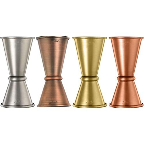 Japanese Style Double Cocktail Jigger Bar Jigger 1/2 Ounce & 3/4 Ounce