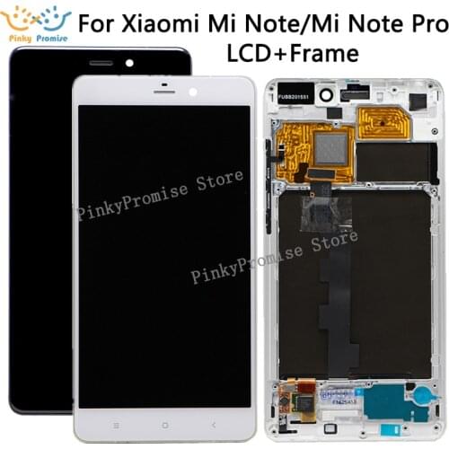 5.7" For Xiaomi MI Note MI Note LTE LCD Display Touch Screen with frame Digitizer Replacement For Xiaomi MI Note / Note Pro lcd
