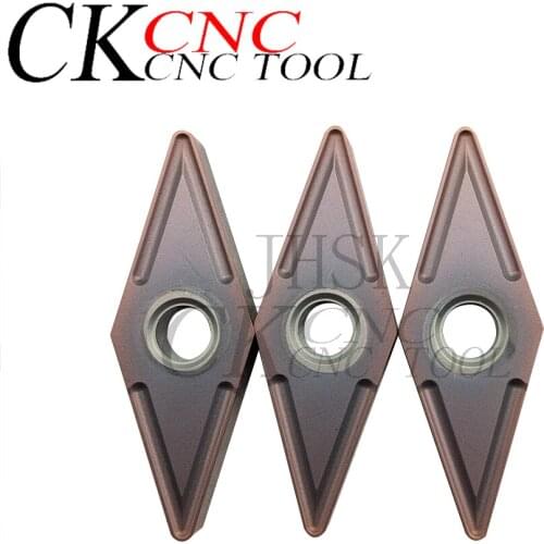 10pcs VNMG160408 VP15TF VNMG 160408 carbide inserts External turning tool Cutting tool CNC high quality turning blade lathe tool