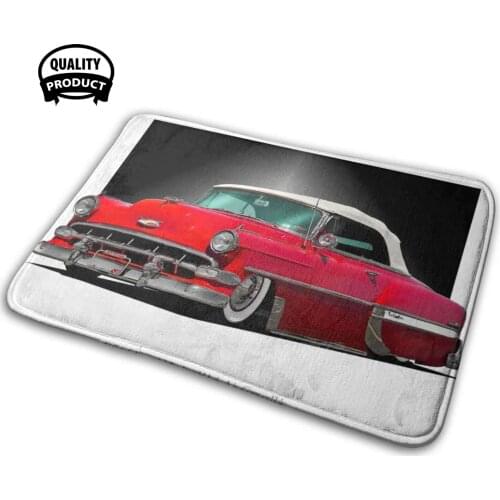 1954 Chevrolet Bel Air 'Da Bomb' Convertible 3D Household Goods Mat Rug Carpet Cushion 1954 Chevrolet Bel Air Convertible