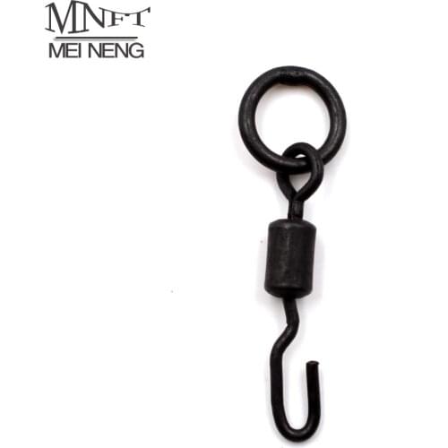 MNFT 24Pcs Rolling Swivel Carp Fishing Chod Rig Tackle Carp Fishing Accessories Ronnie Rig Quick Change Swivel Connectors
