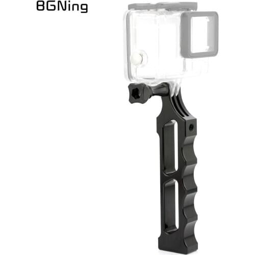 CNC Aluminum Tactical Handle Tripod Mount Single Handheld Monopod Bracket for Gopro Hero 9 8 6 7 5 4 3 2 for DJI Osmo Action