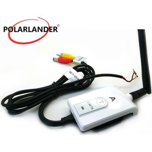 Free Shipping 2.4 Ghz Wireless Video Transmitter Receiver Car Monitor Connect Car Rear View Camera Reverse Back up Hot sell