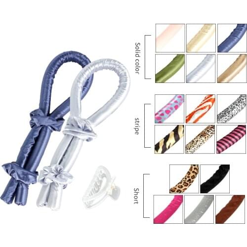 Sleeping Hair Rollers Flexible Curling Rods Magic Wave Hair Curler No Heat Spiral Pear Flower Curling Iron Modeling Accessories