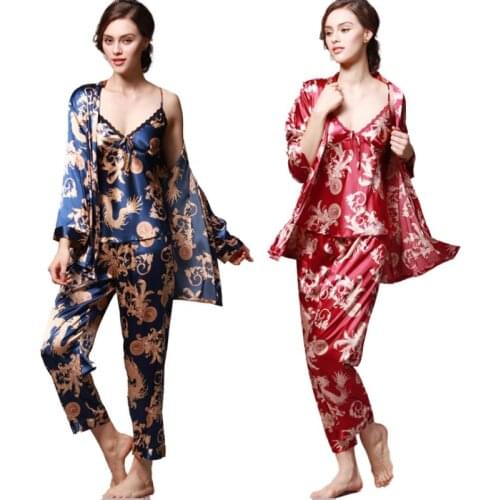 FALAISHUKA Women's Satin Pajamas