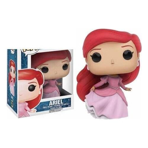 FUNKO MOVIES DISNEY Princess Ariel 220# Movie TV Mermaid Vinyl Figure Toys Action Toy Figures Pendants Doll Toys