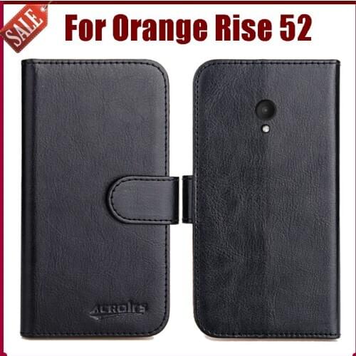 Hot Sale! Orange Rise 52 Case New Arrival 6 Colors High Quality Flip PU Leather Protective Phone Cover For Orange Rise 52 Case