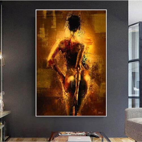 Graffiti Art Sexy Beautiful Woman Art Prints Pop Art Poster Sexy Portrait Canvas Painting Street Wall Art Picture for Home Decor