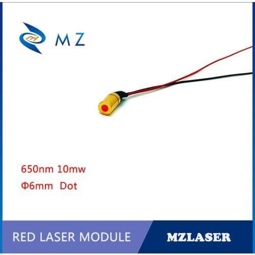 Dot red laser module 6mm 650nm10mw laser module Economical red laser