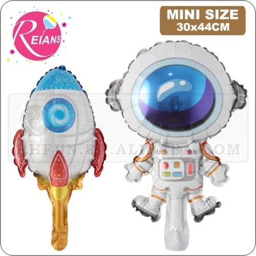Mini Astronaut Rocket Fire Engine Boys' Favorite Toy Foil Balloon Birthday and Childrens Day Opening Party Decorative Ball