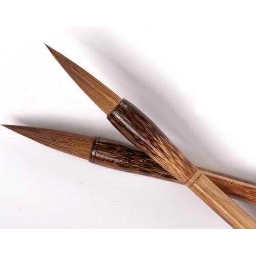 High Quality Calligraphy Pen Brush Set Weasel Hair Middle Small Regular Script Writing Brush Calligraphy Practice Pen Brush 3pcs