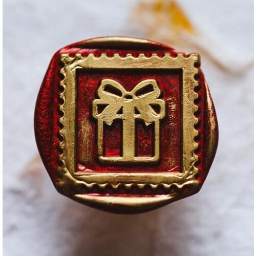 Gift Box Wax Seal Stamp For Antique Retro Wedding Invitations Stamp Diy Envelope Stamps Birthday Card Replace Copper Head