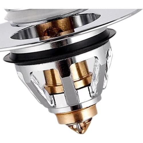 Sturdy Build-in Strainer Bathroom Basin -up Drain Filter Anti-Clogging