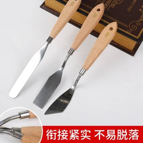Professional Stainless Steel Spatula Drawing Palette Knife for Oil Painting Artist Oil Art Tools School Supplies