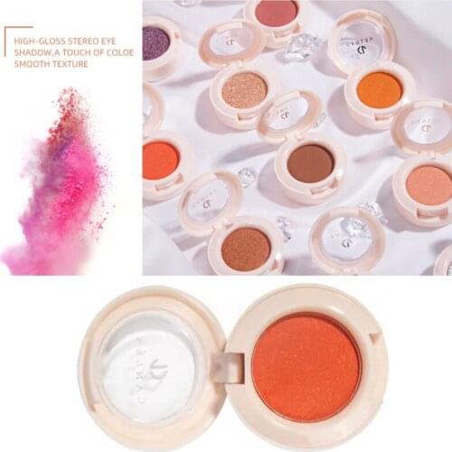 Eyeshadow Tiny Pallets Shimmer Coral Pigment Baked Powder Child Makeup Palette Korean Eyes Small Travel Size Cosmetics for Girls