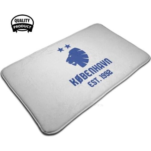 København Blue 2 Comfortable Door Mat Rug Carpet Foot Pad København København Football Club København Copenhagen Copenhagen