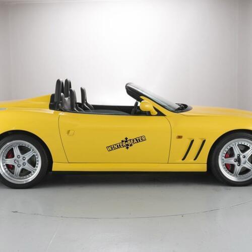 18*7.1cm 1pcs Winter Beater Sticker Funny Winterbeater Snow Lowered Car Window Brief Literary And Artistic Quotations