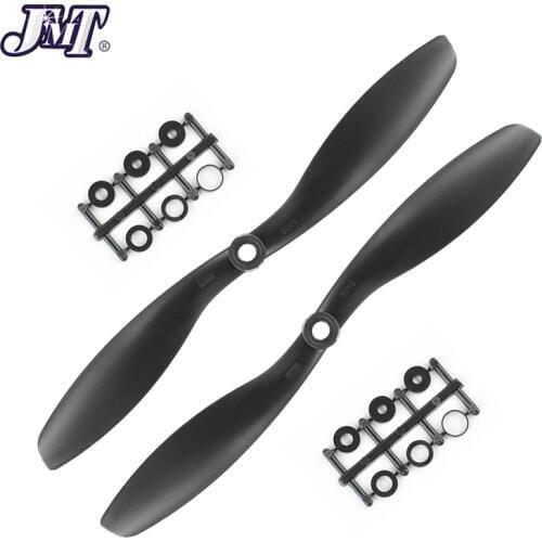 10 Pairs JMT 8045 8045R CW CCW Clockwise Rotating Counter Black Propeller for Multi-Copter