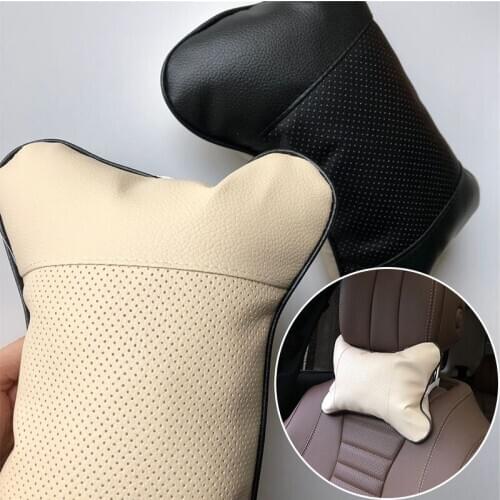 2pcs Car neck pillows universal headrest case for Toyota Prius Levin Crown Avensis Previa FJ Cruiser Venza Sienna Alphard ZELAS