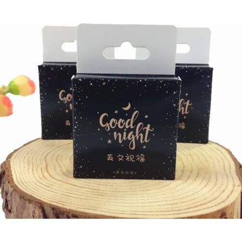 20boxes/lot New Vintage Good night series DIY seal stickers for Baking Students diary Packaging decoration label set papelaria