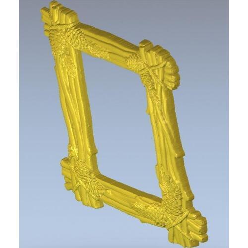 3d model relief for cnc in STL file format Frame_6