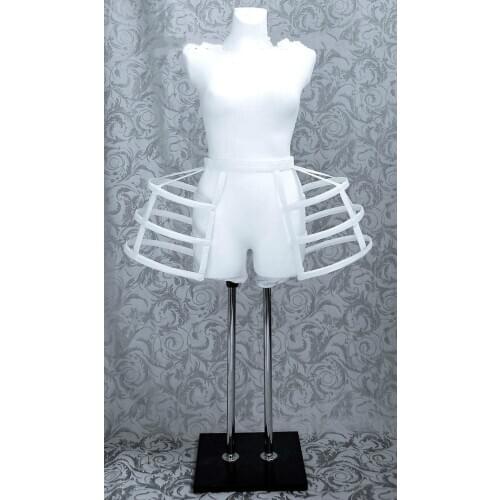 Satin Cutout Three-Layer Double-Sided Bird Cage Fishbone Crinoline Cosplay Violence Lolita New Style Crinoline