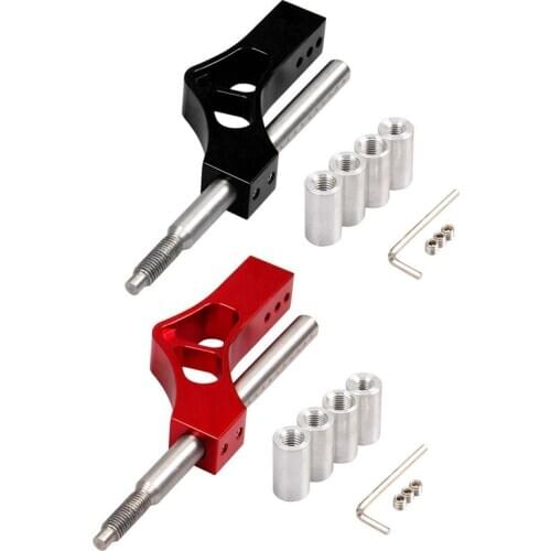 Car Aluminum Shift Knob Expansion Adjustable Height Lever Extender Gear Shifter