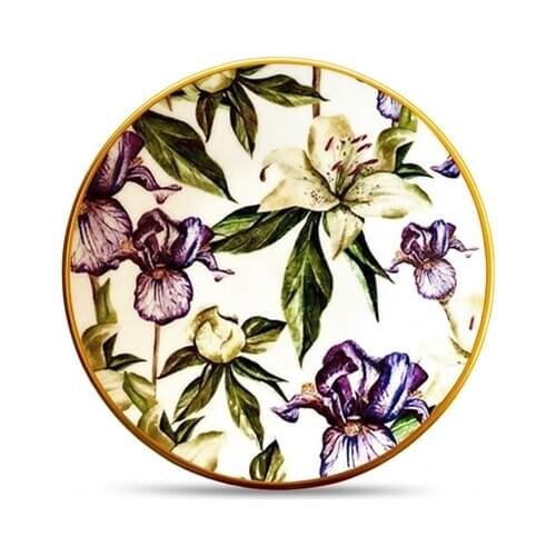 Majida Service Plate 6 Pieces 25 Cm Wild Flowers