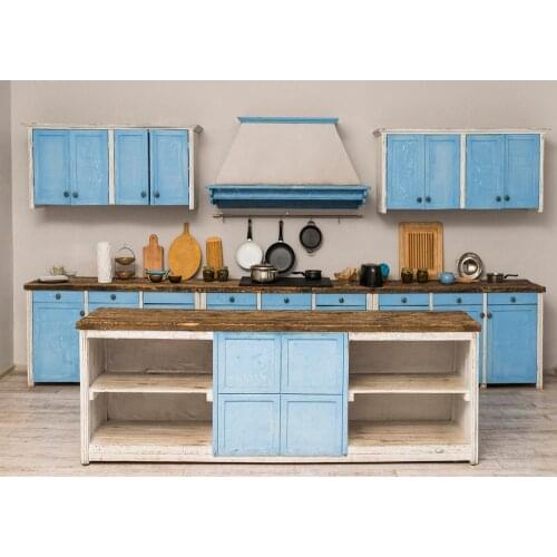 Indoor kitchen with simple Instagram style, live background, advertising photo background and children photo background