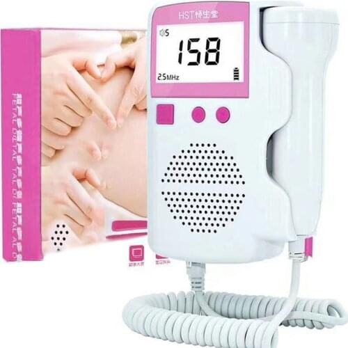 Doppler Fetal Heart Rate Monitor For Pregnant Without Radiation Stethoscope Listening To Fetal Heart Rate Tool