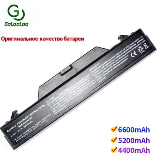 Golooloo 6 cells laptop battery for Hp 535808-001 591998-141 593576-001 HSTNN-1B1D IB89 OB89 W79C-7 XB89 NBP8A157B1 NZ375AA