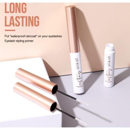 Eyelash Primer Base Liquid Mascara Cosmetics Natural Curling Lengthening Eye Lash Waterproof Lasting Slender Brush Mascara TSLM2