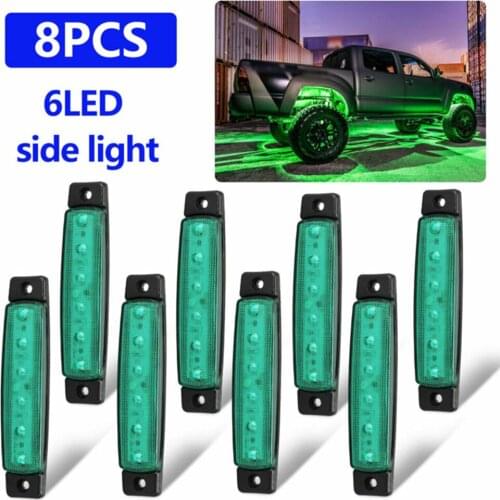 Truck 6-LED UTV Rock Light DIY Style Emergency Lights Fog Light Low Power