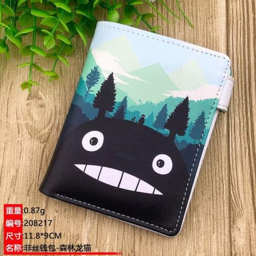 Japanese Anime My Neighbor Totoro Short Wallet Totoro Coin Purse