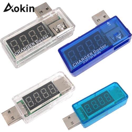 Mini USB Tester Charger Doctor Voltmeter Ammeter Smart Electronics Digital USB Mobile Power Charging Current Voltage Meter