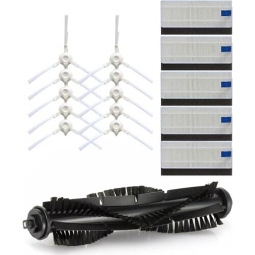 Vacuum Cleaner Sponge Filter Side Brushes Kit For 360 S6 Vacuum Cleaner Parts