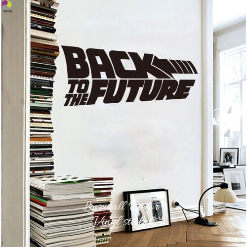 Back To The Future Quote Wall Sticker Bedroom Living Room Motivational Inspirational Quote Wall Decal Home Decor Vinyl