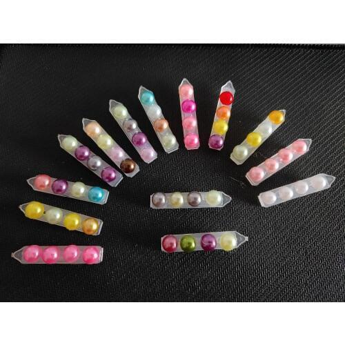 2019 New Pet Cat Dog Hair PP Clip Does not hurt hair With a Pearl Pet Dog Hairpins Grooming Pet Dog Accessories Products 5pcs