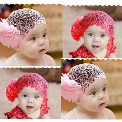 New Newborn Baby Kid Girl Elastic Flower Headband Hairband Hair Accessories new