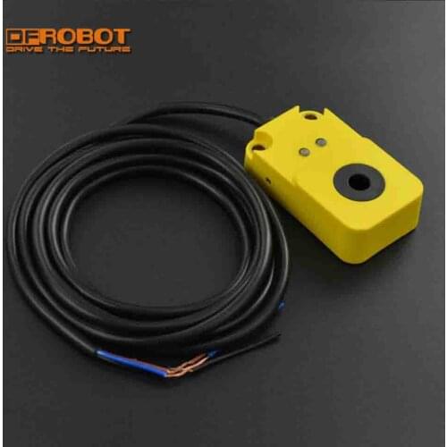 New DFRobot high accuracy waterproof Ring Inductive Proximity Sensor switch sensitivity adjustment for sensing small metal parts