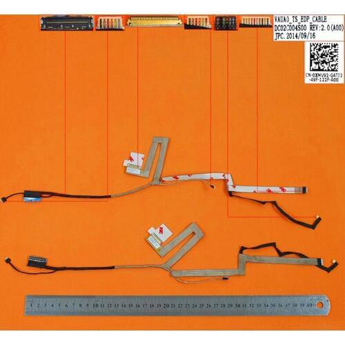 New Original LCD LED Video Flex for Dell Latitude E7440 VAUA0 0XMV92,ORG PN:DC02C004S00 Replacement Repair Notebook LCD LVDS