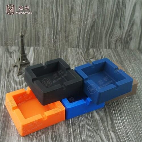 Square Silicone Ashtray Household Decoration Washable Cigar Smokeless Ashtray High Resistance Multifunctional Camouflage Ashtray